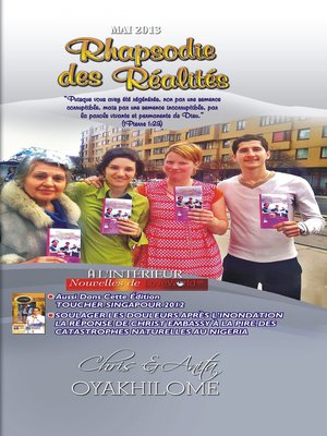 cover image of Rhapsody of Realities May 2013 French Edition
